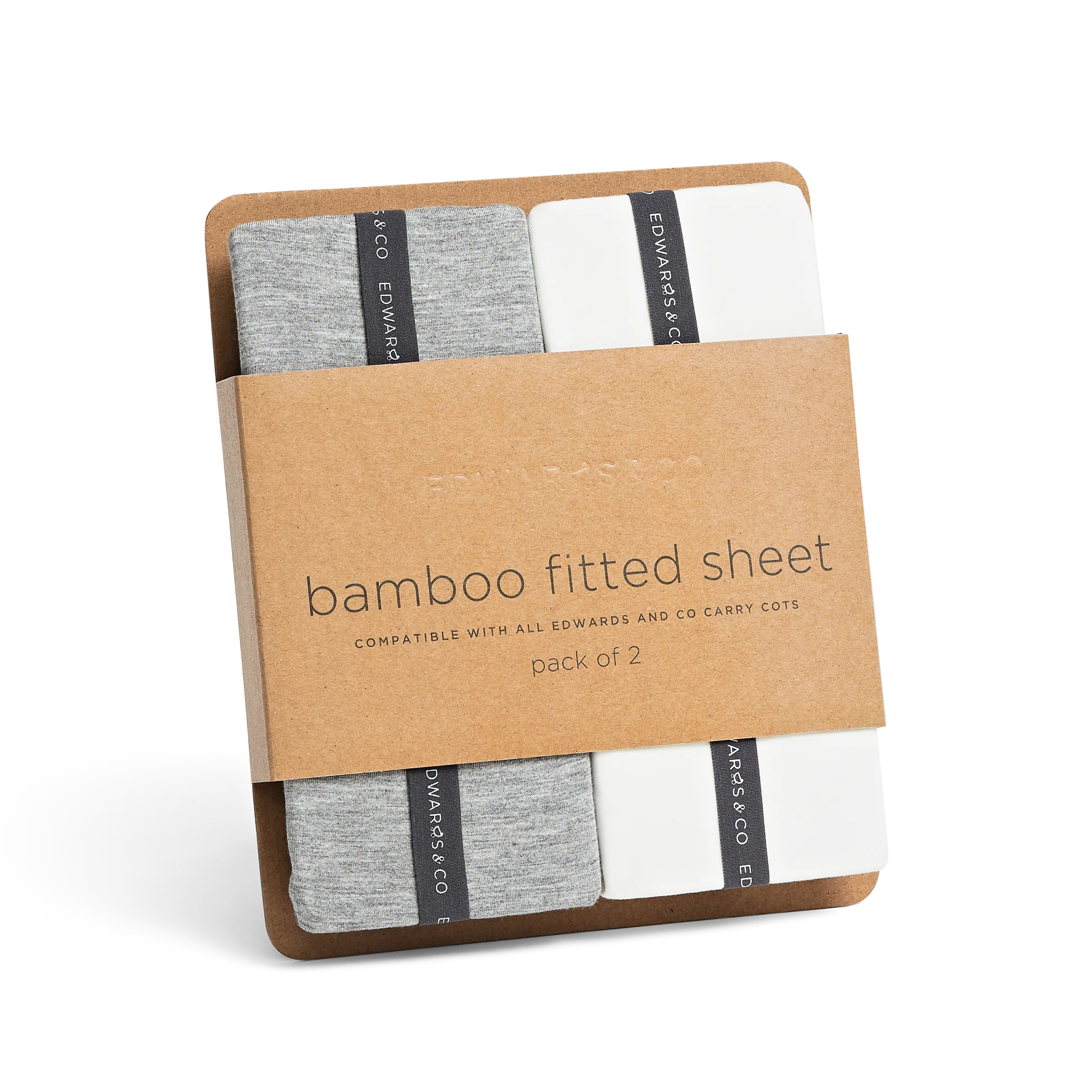 Bamboo Carry Cot Fitted Sheets (2pcs) - Image 6
